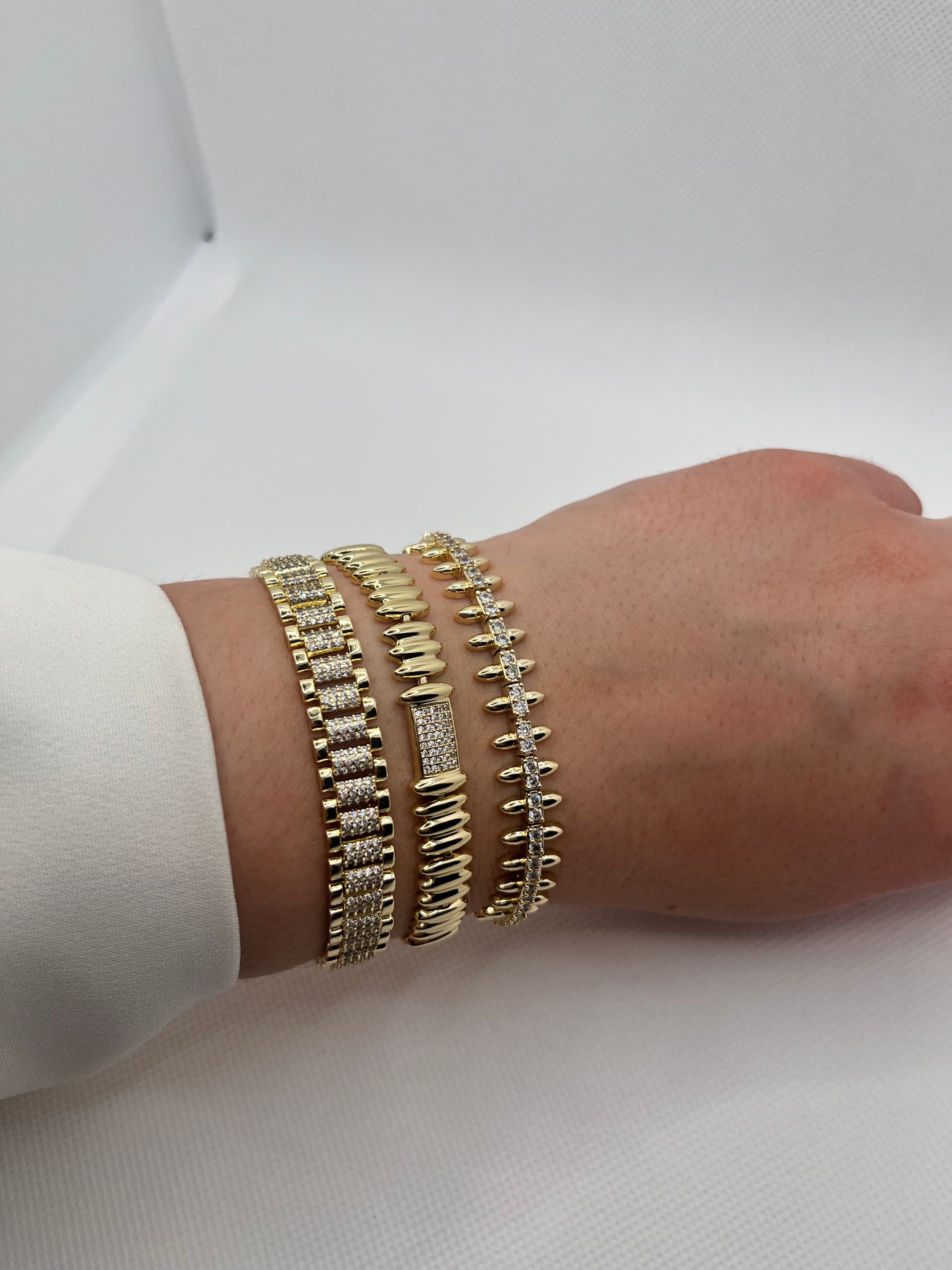 14K Lüks Altın Kaplama Kombin 