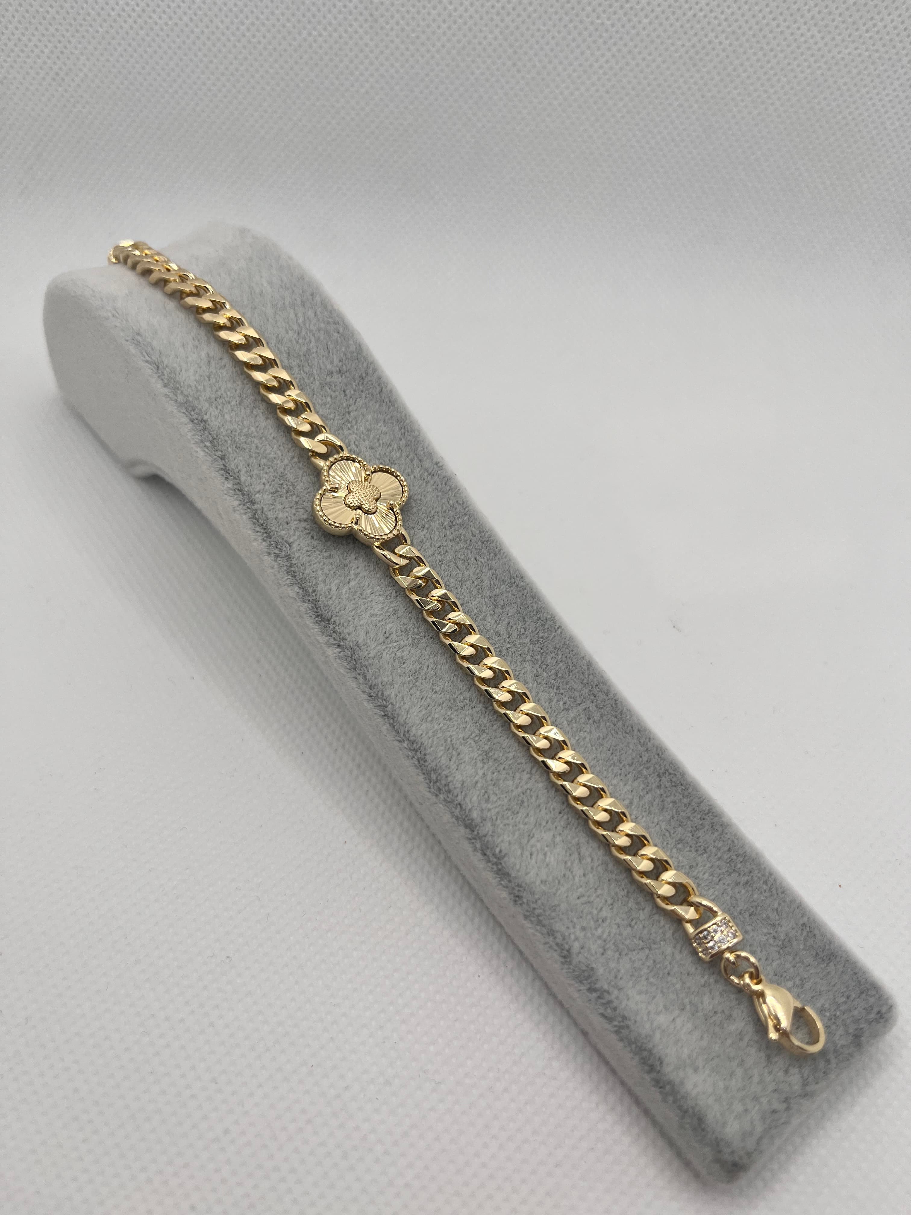 14K Yonca Kombin Bileklik 