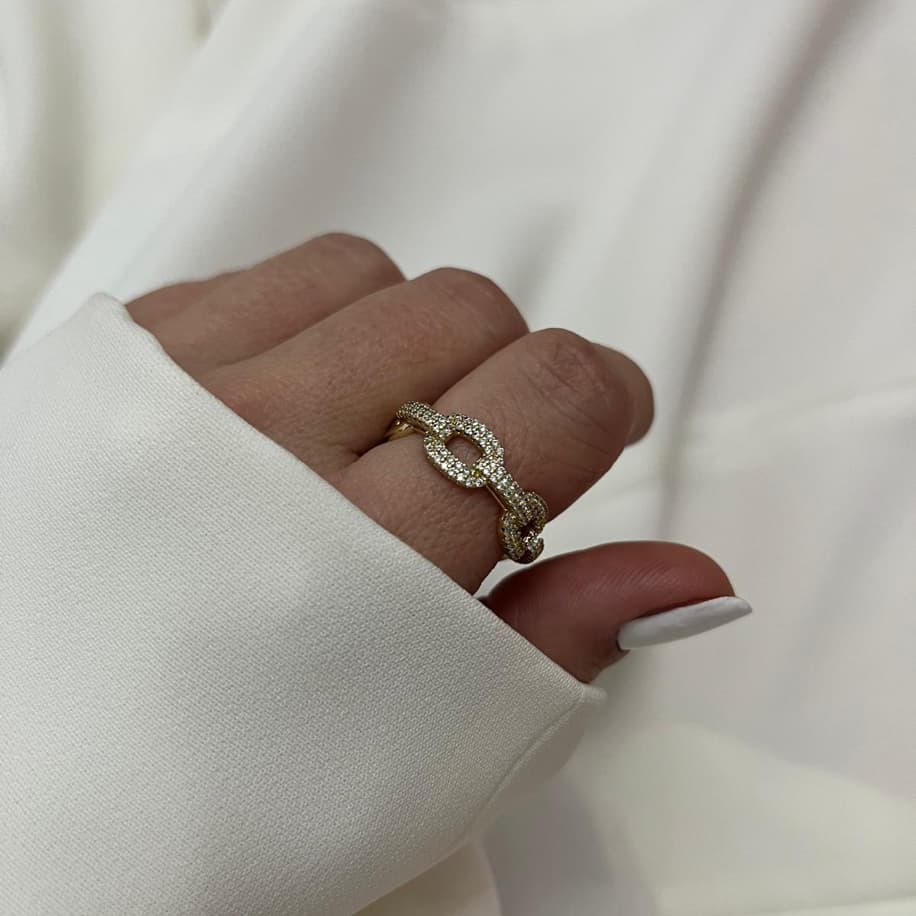 Premium Zirkon Taşlı Yüzük