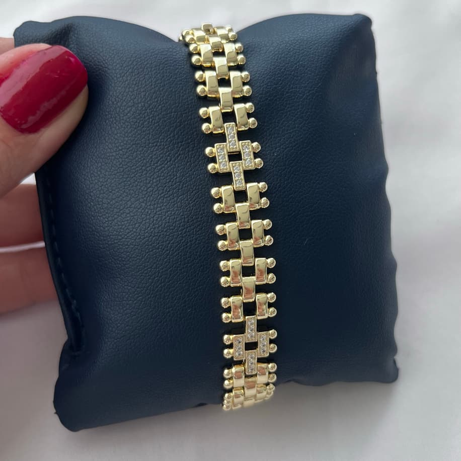 14K Zirkon Taşlı Kombin 