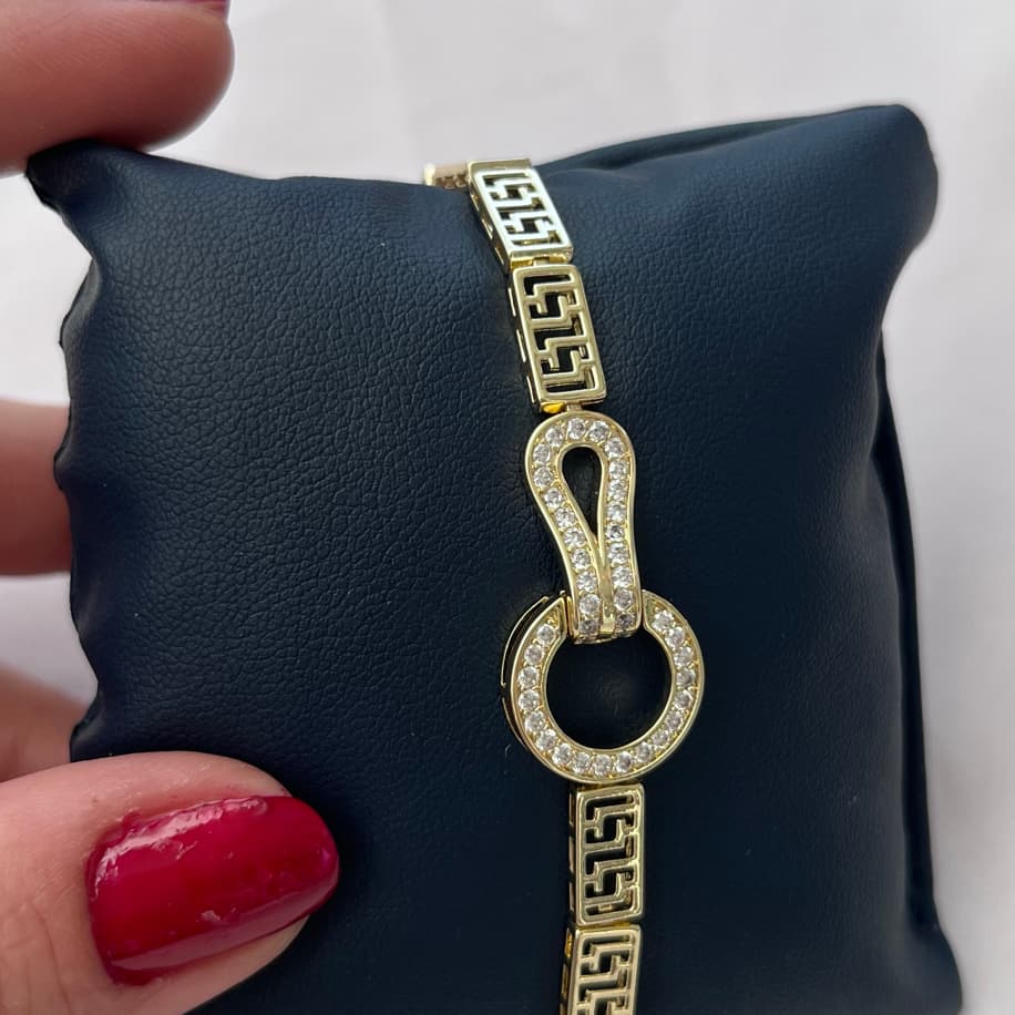 14 K Altın Kaplama Bileklik Kombin