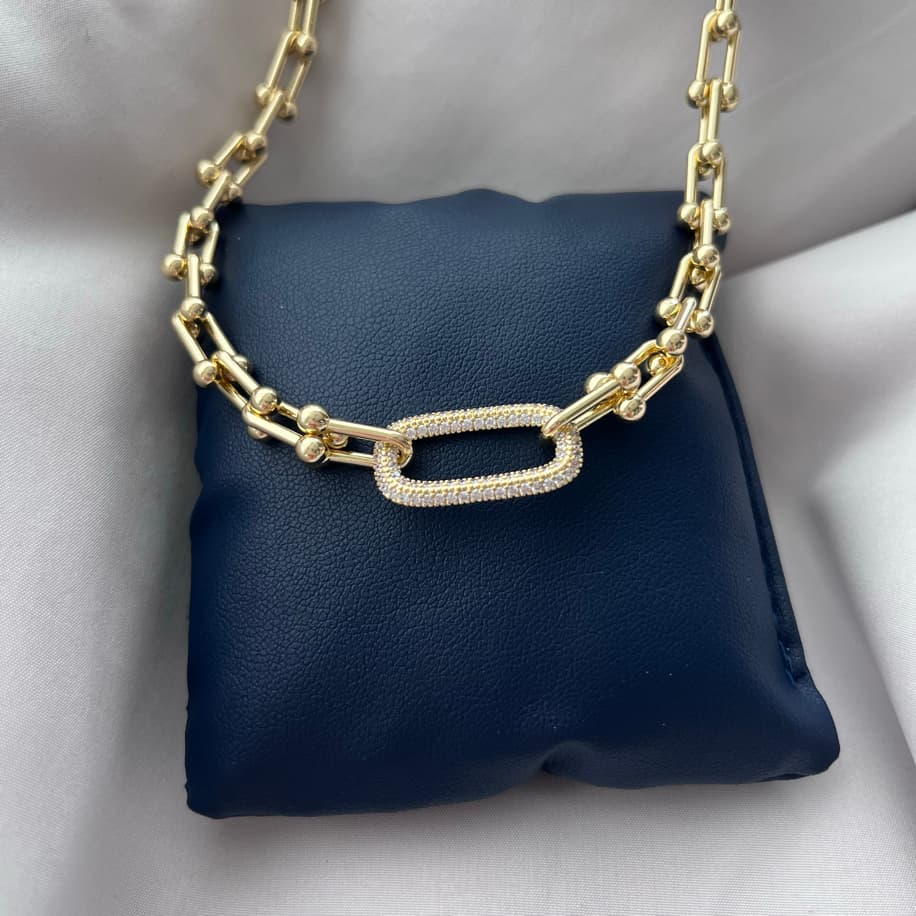 Tiffanny Taşlı Kolye