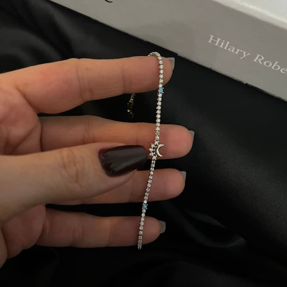 Silver Taşlı Bileklik