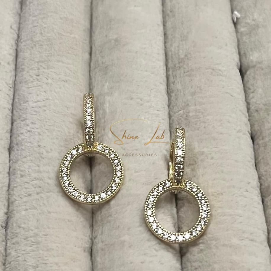 Zirkon Taşlı Küpe