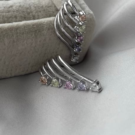 Renkli Taşlı Küpe