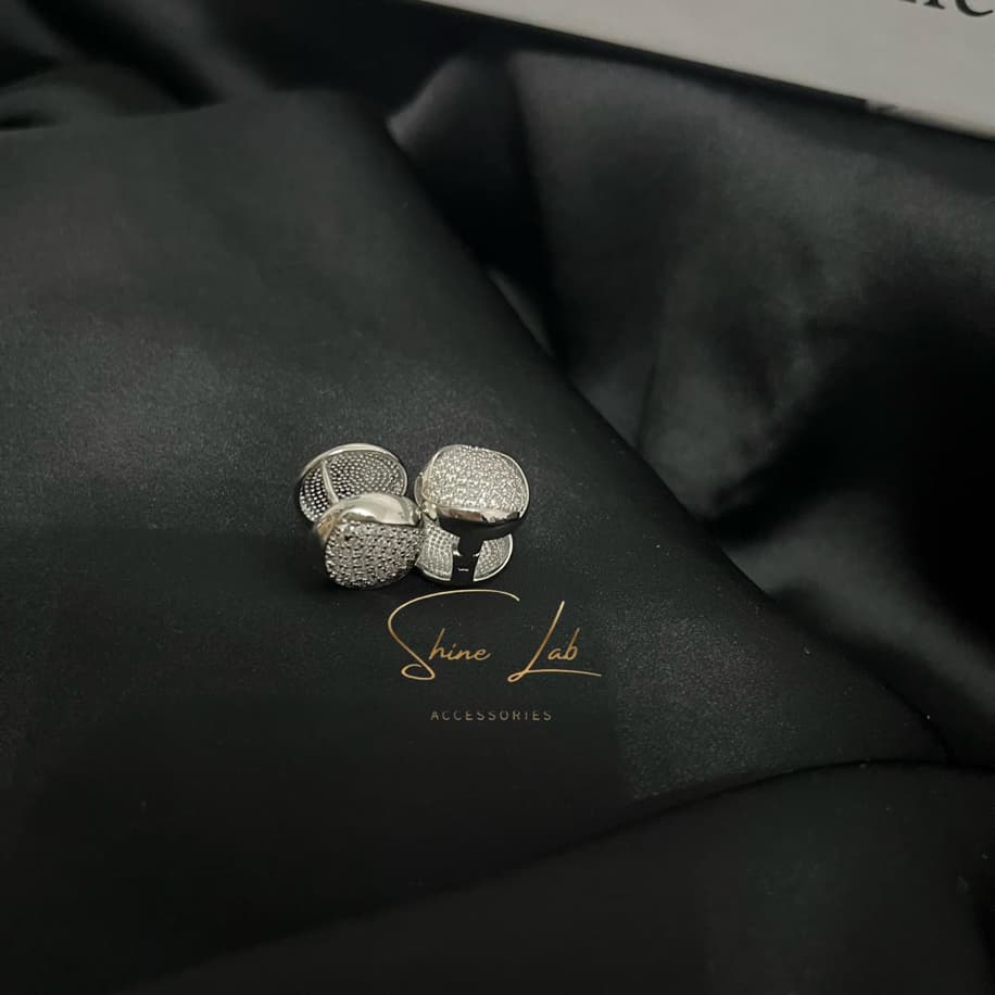 Silver Zirkon Taşlı Küpe