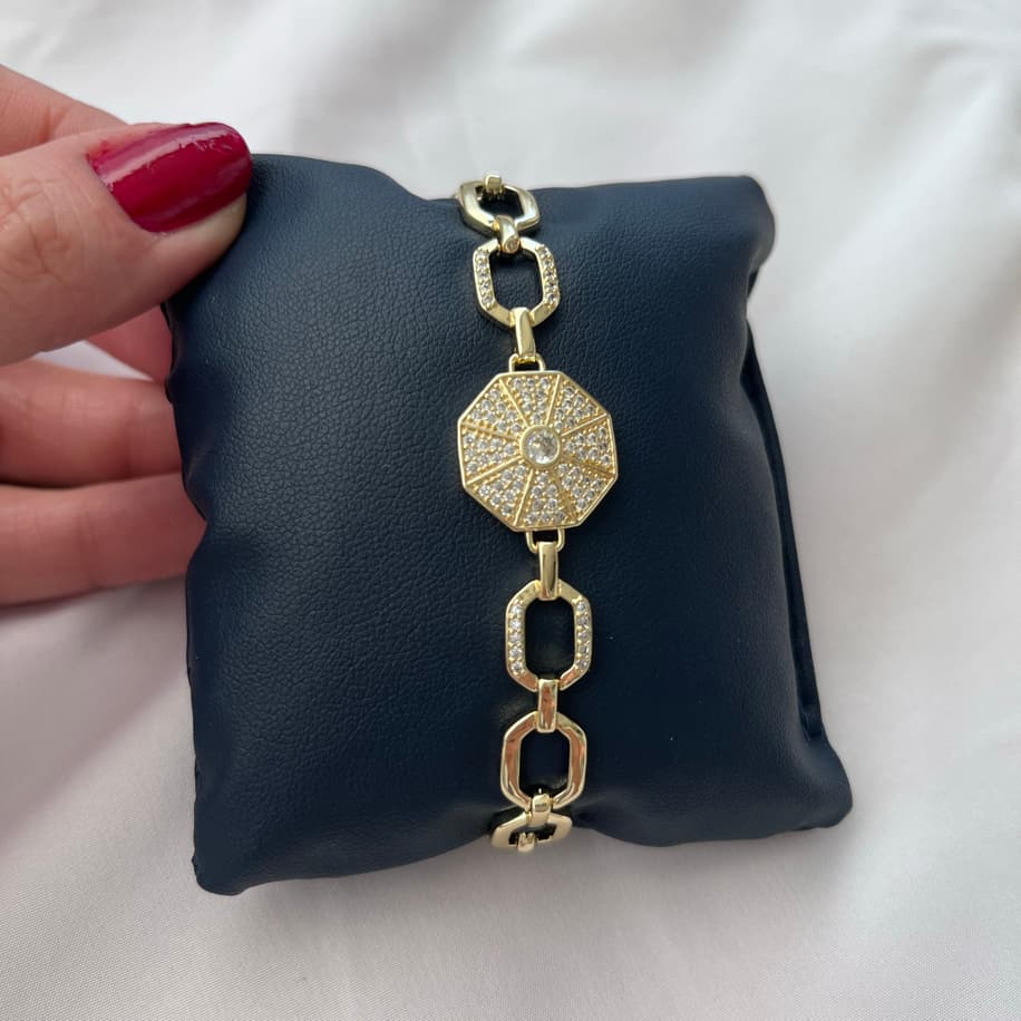 Zirkon Taşlı Baget Bileklik